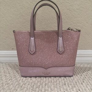 Kate Spade Lola Glitter Rose Pink Satchel
